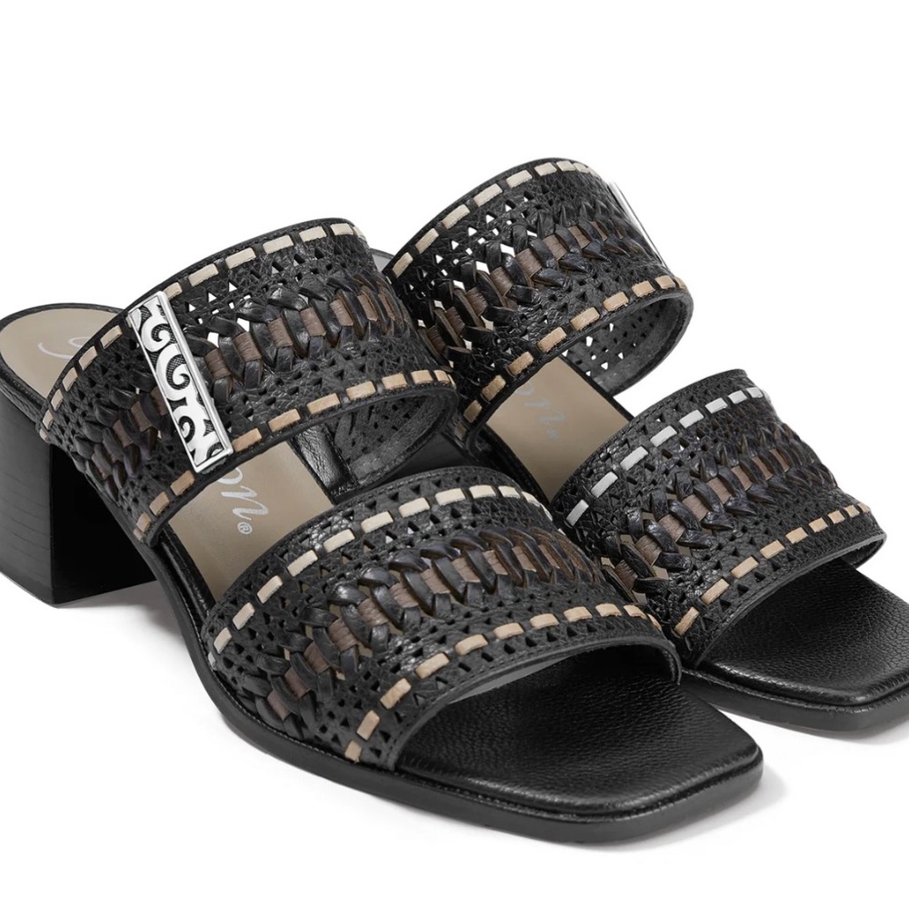 BRIGHTON Tonia Block Heels Sandals NWT Sz 7